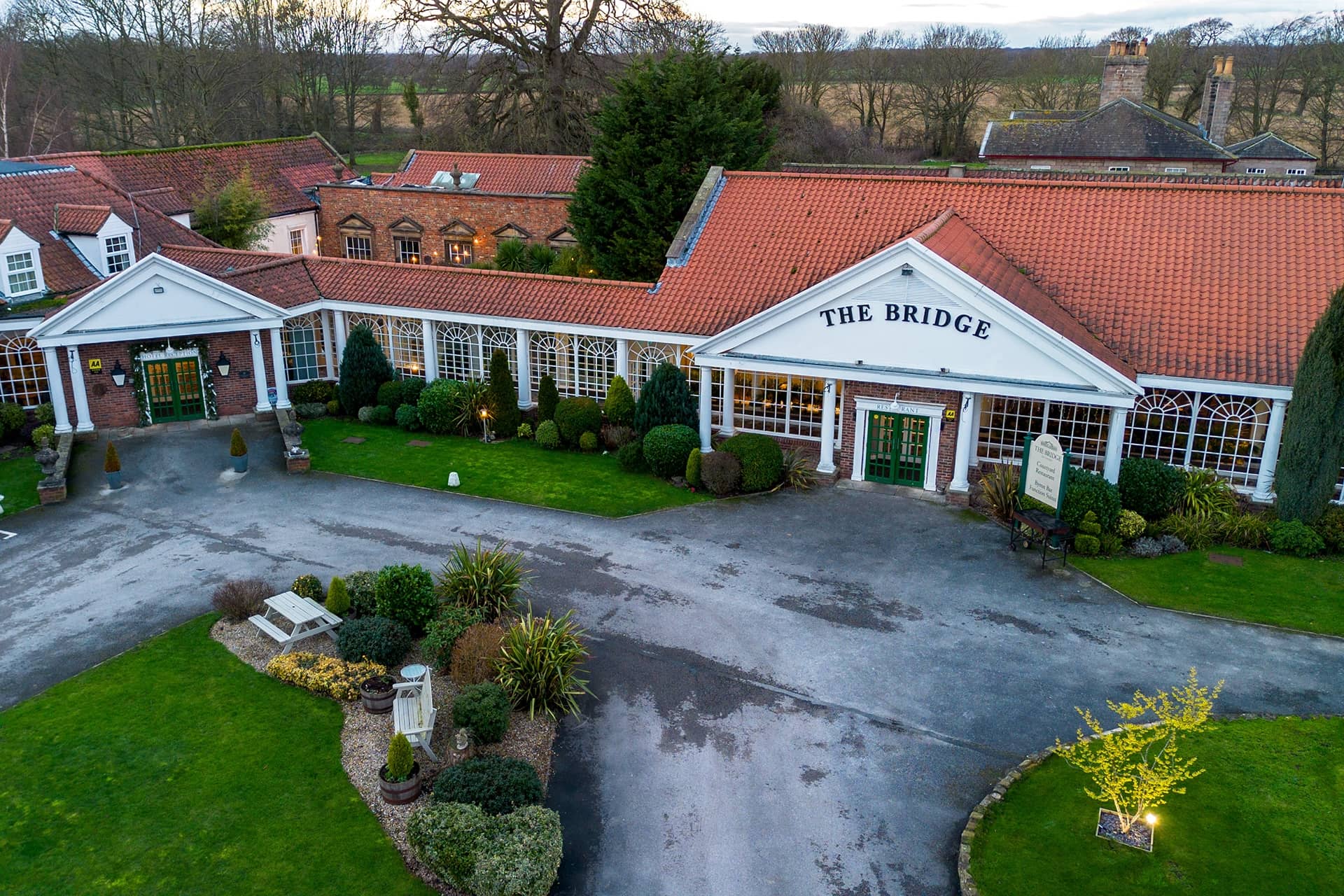 The Bridge Hotel Walshford wedding venue exterior
