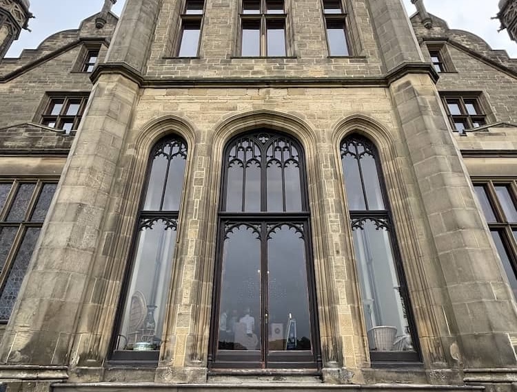 Allerton Castle rear entrance