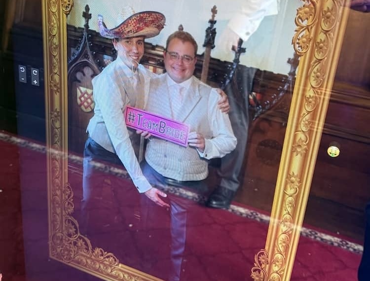 Close-up of 6x4 prints from the Magic Mirror at Allerton Castle