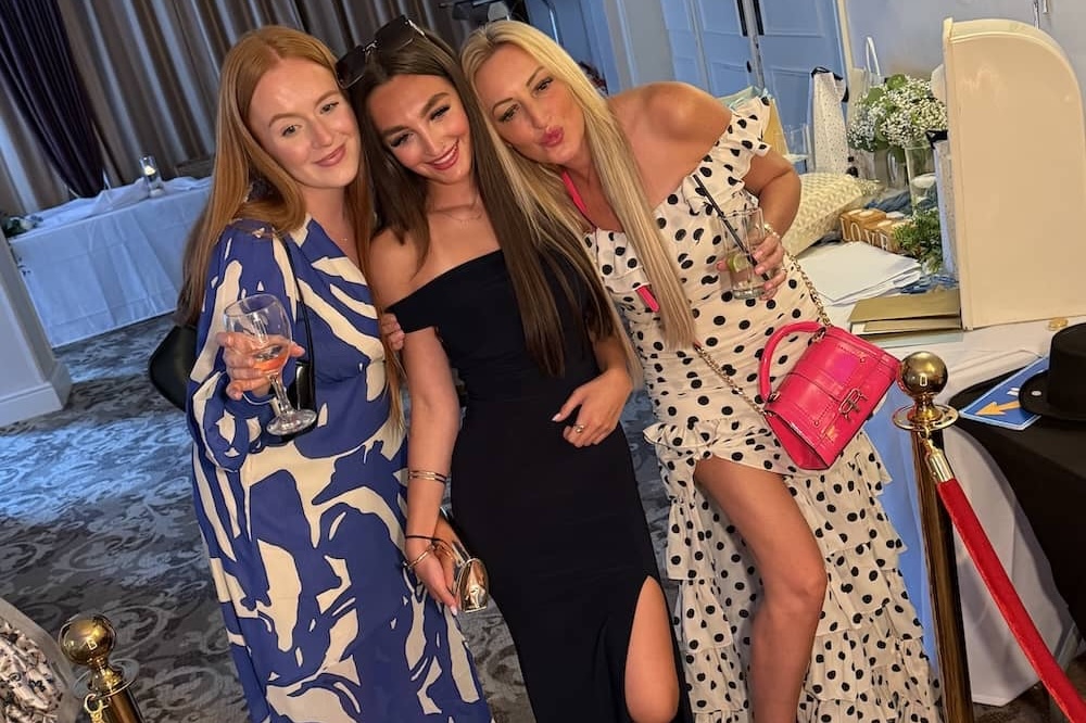 Wedding guests using the Magic Mirror at The Bridge Hotel & Spa Wetherby