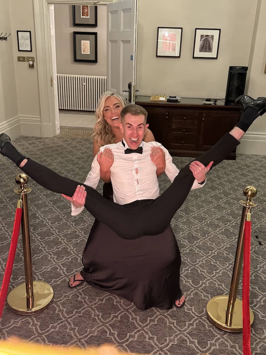 The Milner Wedding December 2025 Georgie & Maisie Callum Pilates Splits