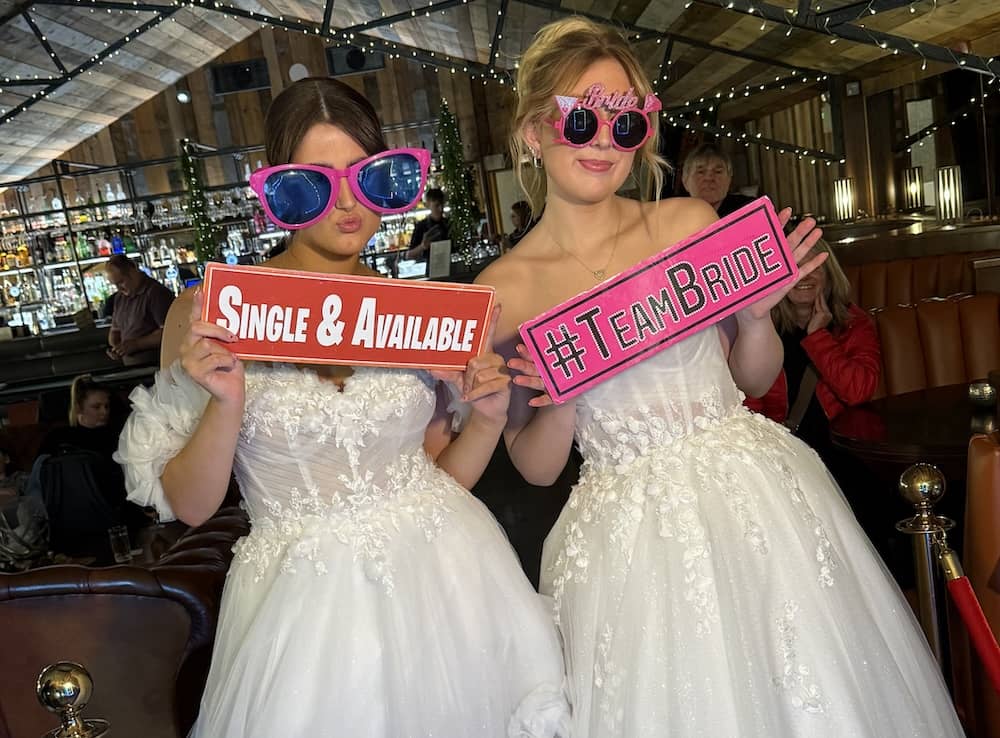 Magic Mirror setup at Bunny Hill wedding venue