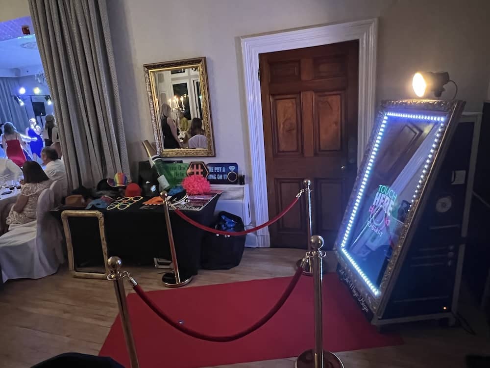 Magic Mirror setup at Cave Castle