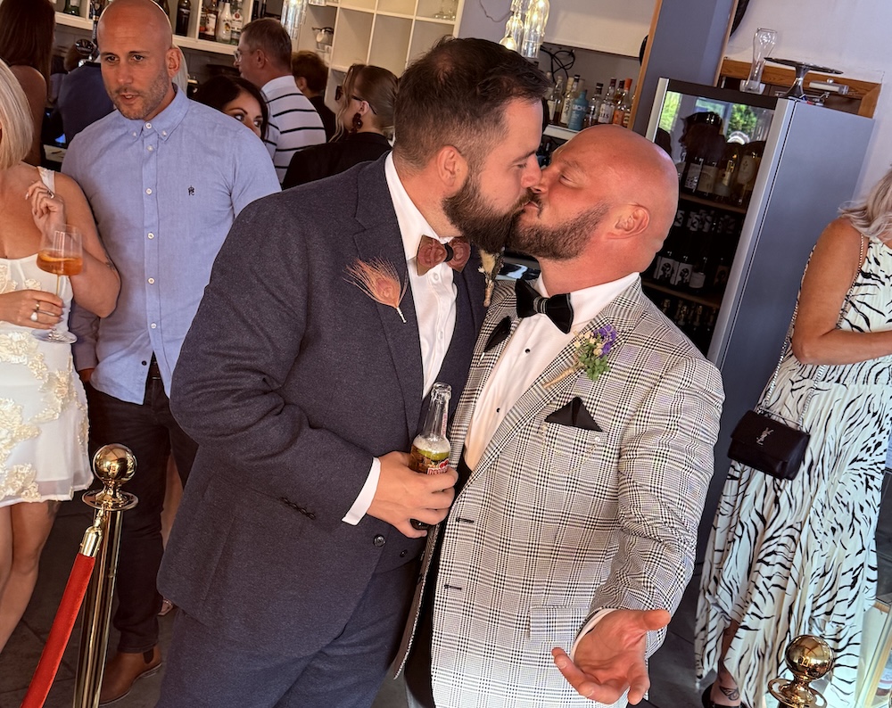 Magic Mirror setup at Holmfirth Vineyard