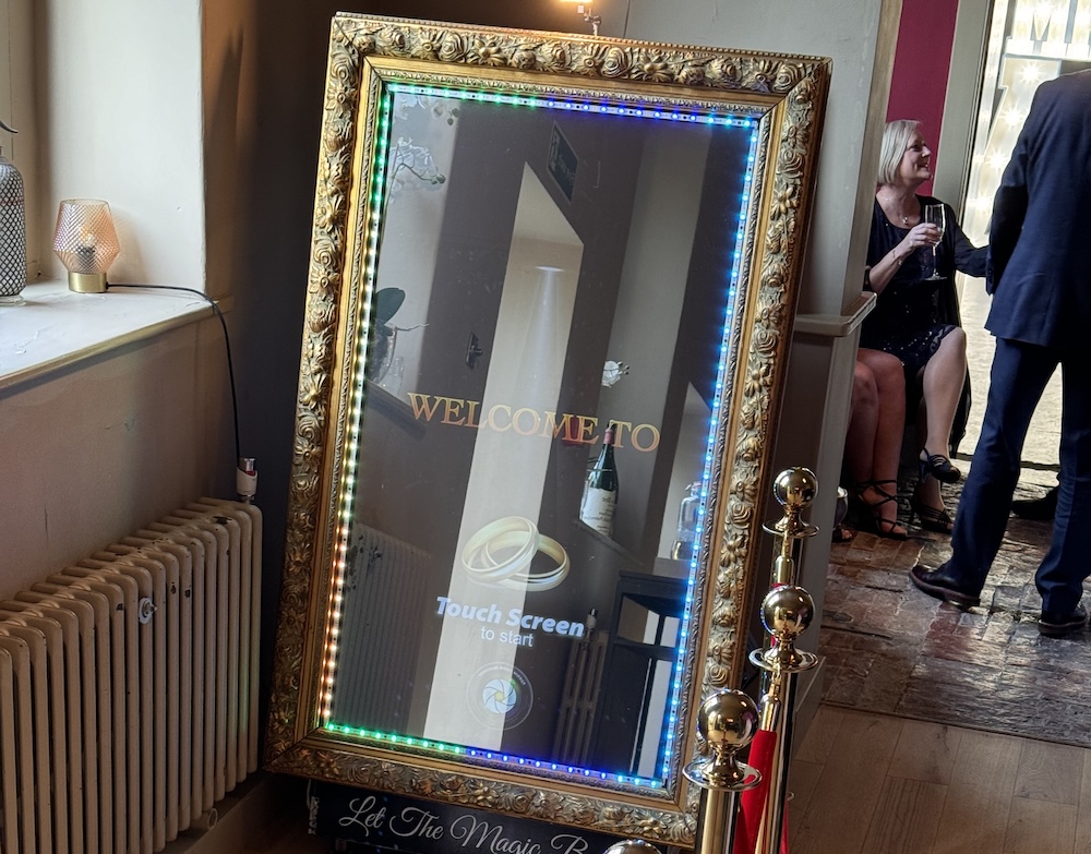 Magic Mirror setup at Howsham Hall