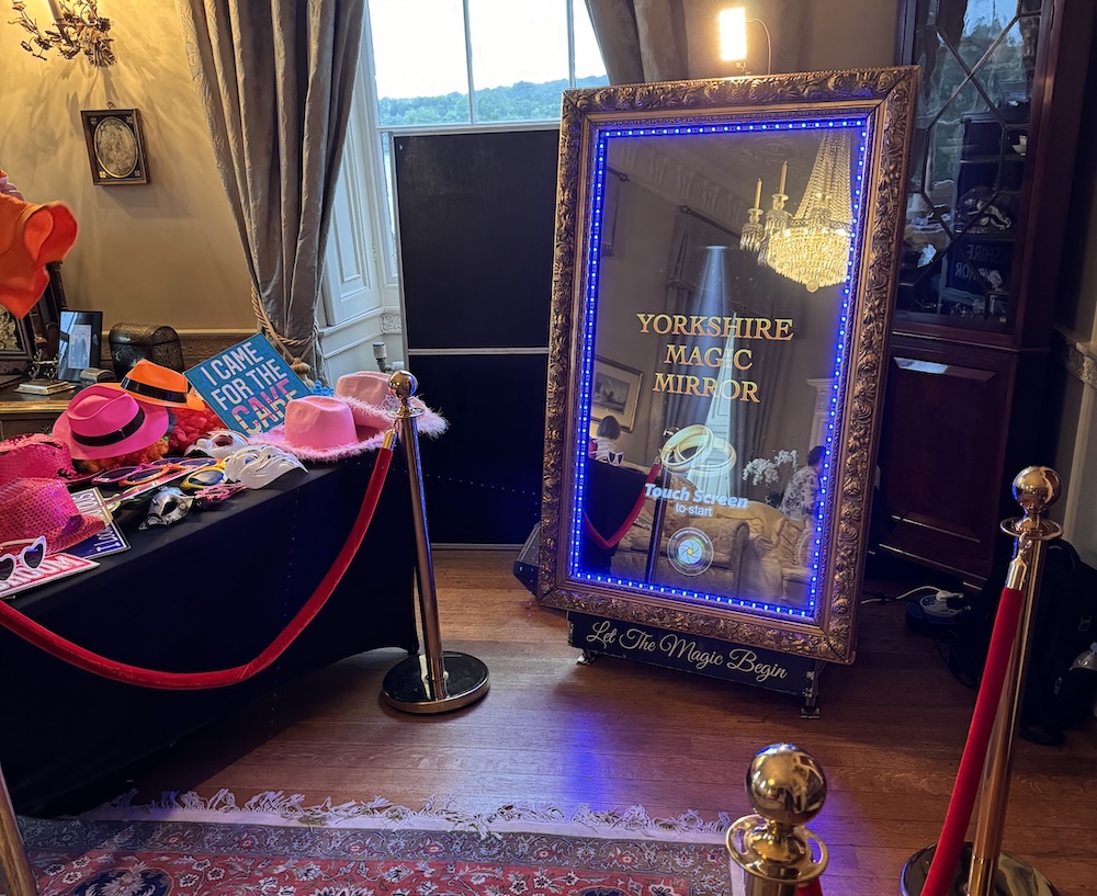 Magic Mirror setup at Ripley Castle