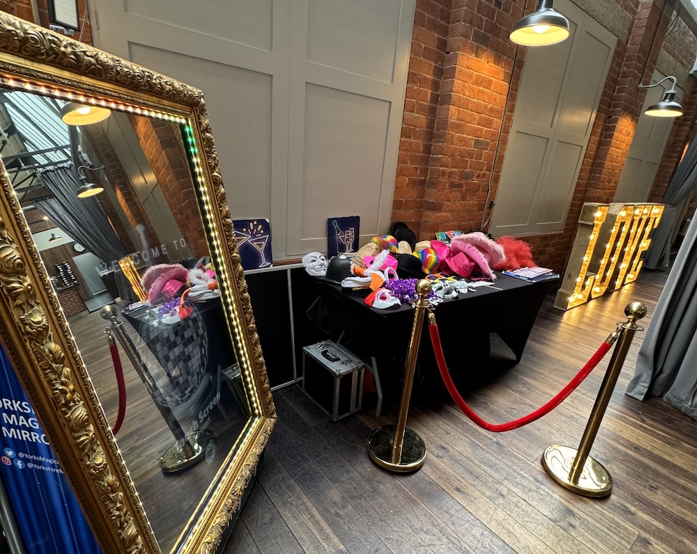 Magic Mirror setup at Venue Barkisland
