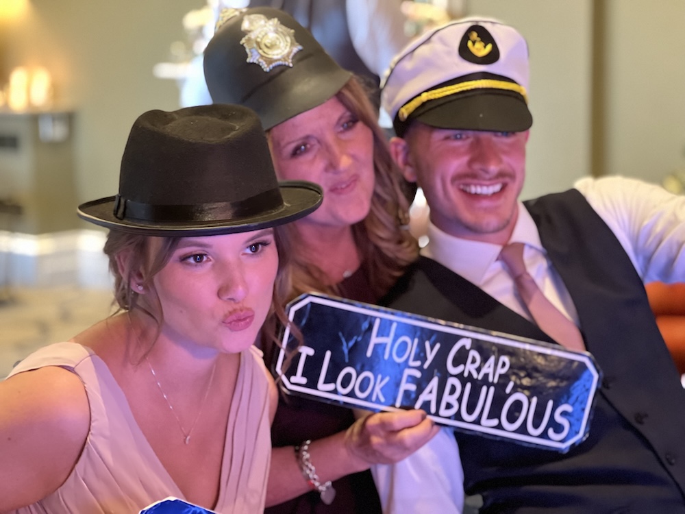 Evening wedding party at Rudding Park