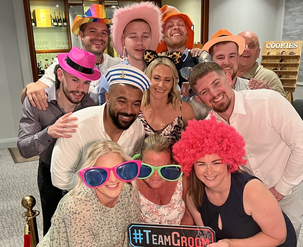 Photo booth fun at Thorpe Park